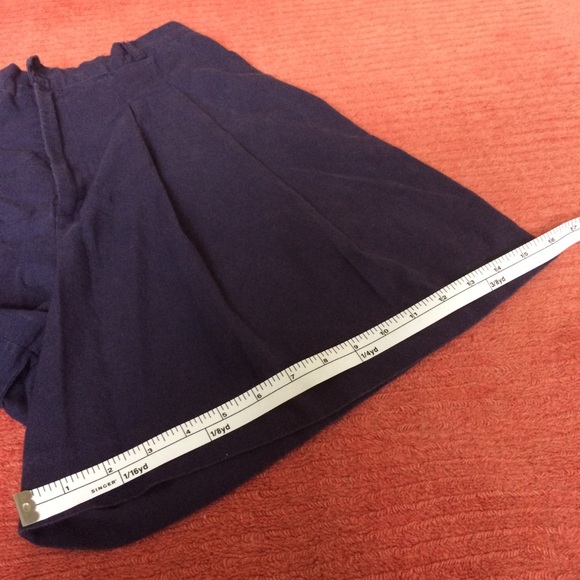 Vintage Blue Cotton Shorts - Picture 8 of 8